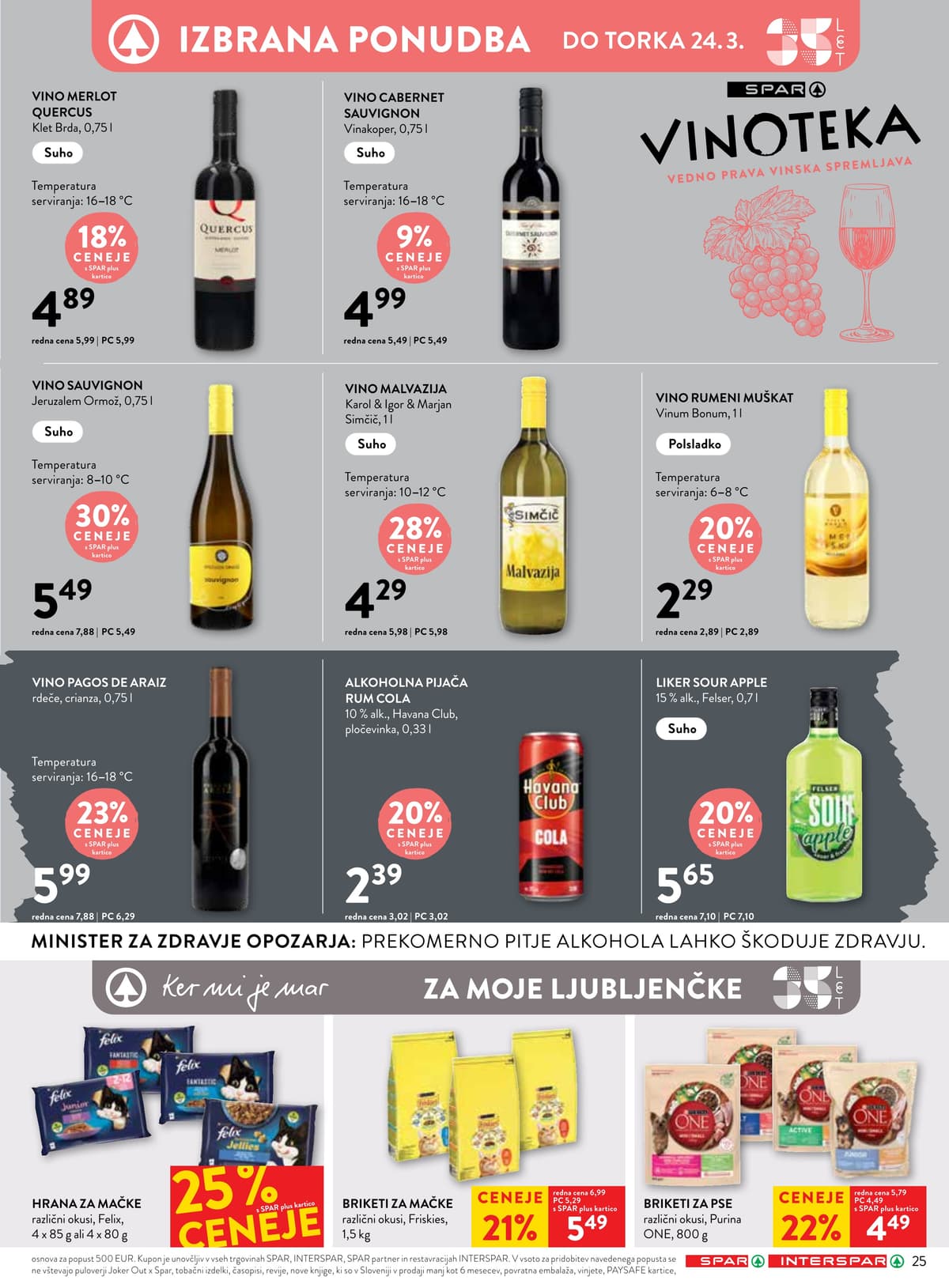 Stran 29. Spar kataloga - Akcijska Ponudba od 15.03.2026.