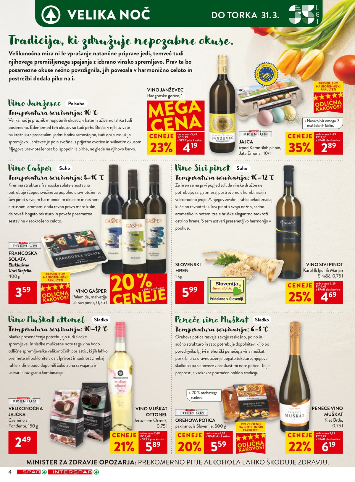Stran 6. Spar kataloga - Akcijska Ponudba od 22.03.2026.