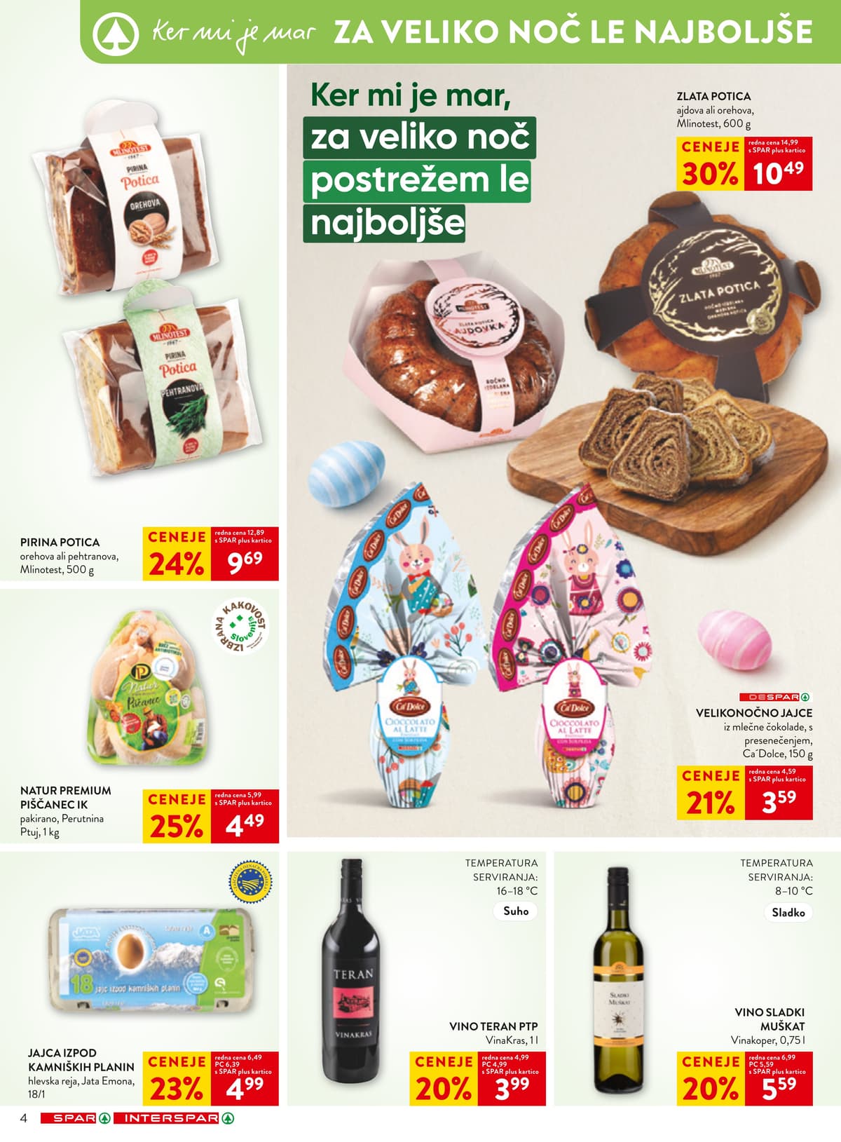 Stran 4. Spar kataloga - Akcijska Ponudba od 29.03.2026.