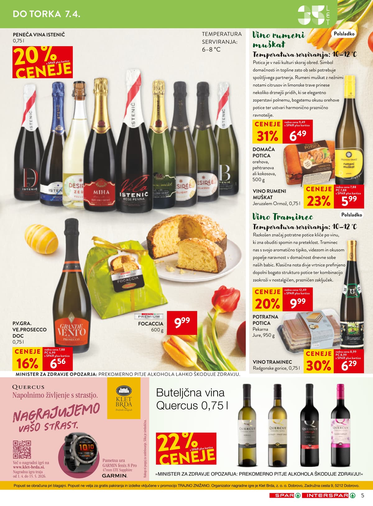 Stran 5. Spar kataloga - Akcijska Ponudba od 29.03.2026.