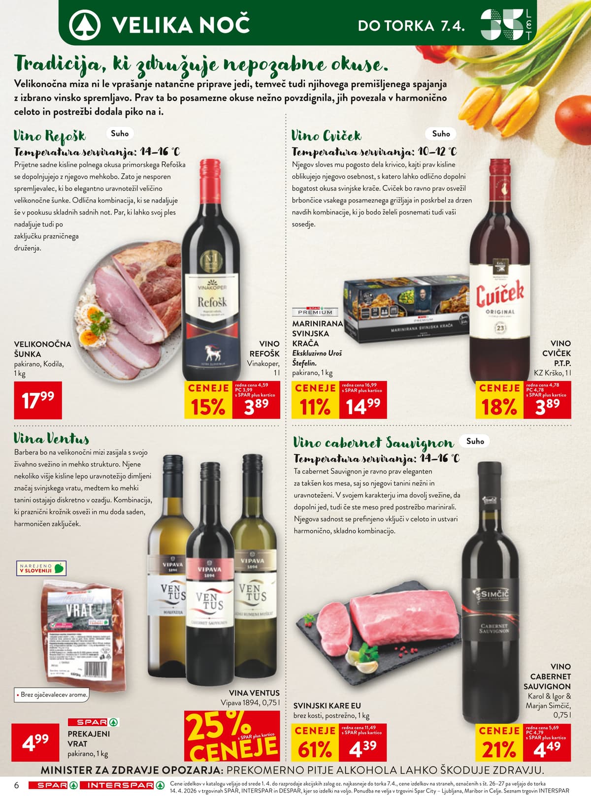 Stran 6. Spar kataloga - Akcijska Ponudba od 29.03.2026.