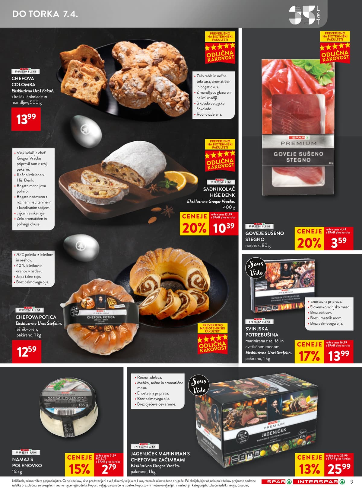 Stran 9. Spar kataloga - Akcijska Ponudba od 29.03.2026.