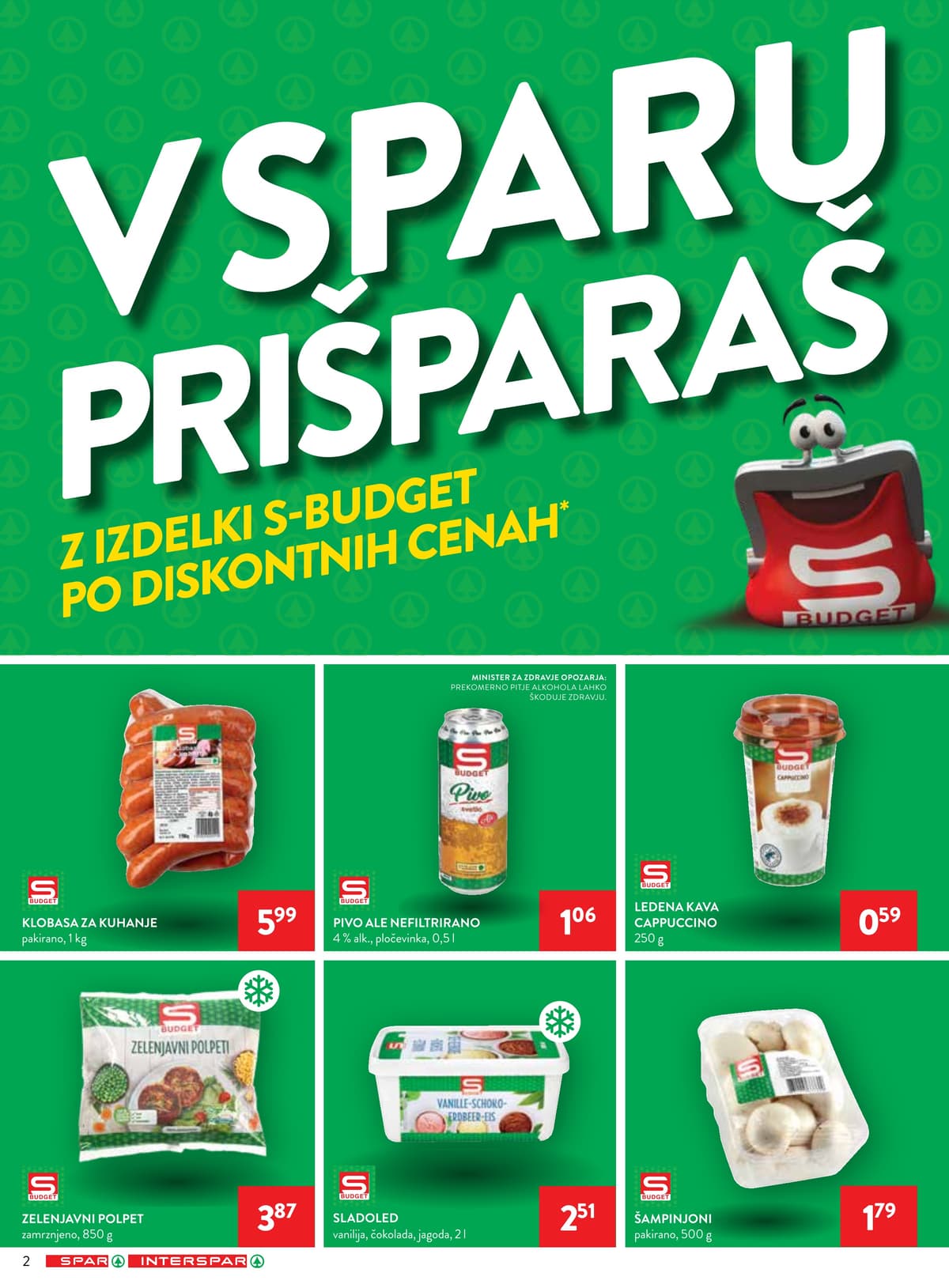 Stran 2. Spar kataloga - Akcijska Ponudba od 05.04.2026.