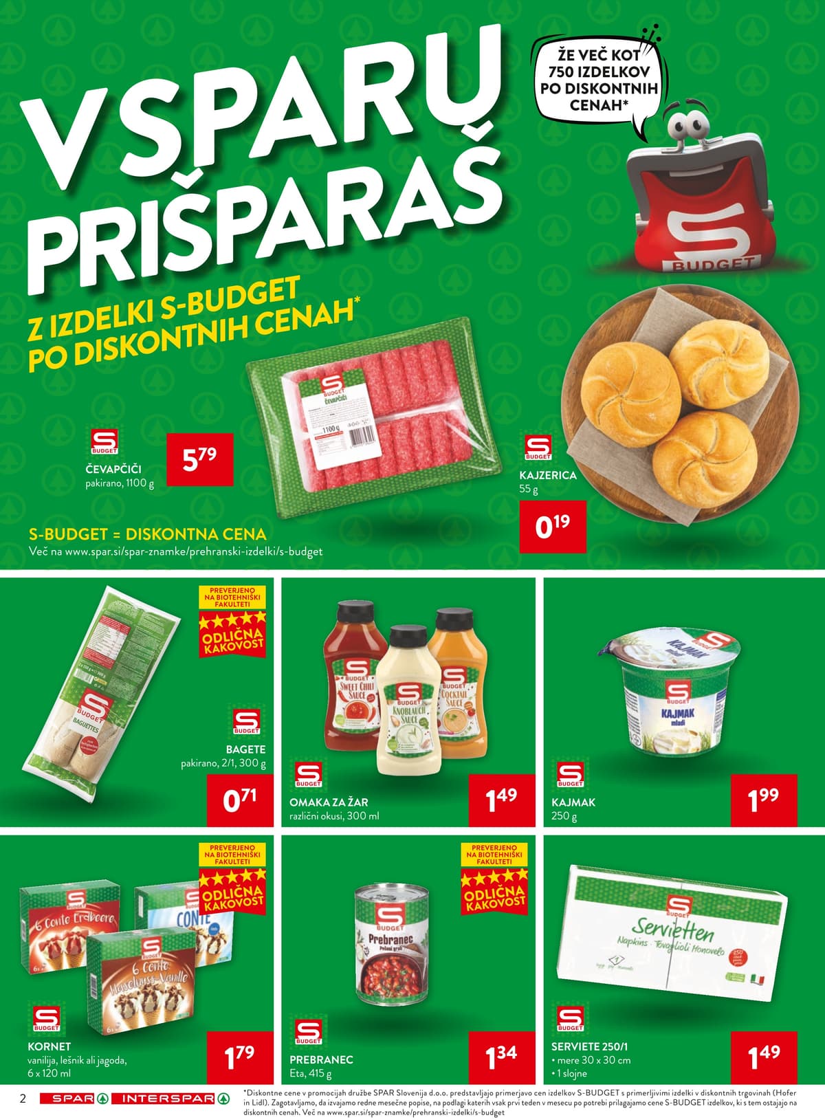 Stran 2. Spar kataloga - Akcijska Ponudba od 12.04.2026.