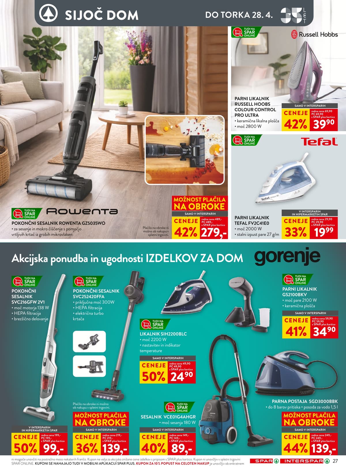 Stran 33. Spar kataloga - Akcijska Ponudba od 12.04.2026.
