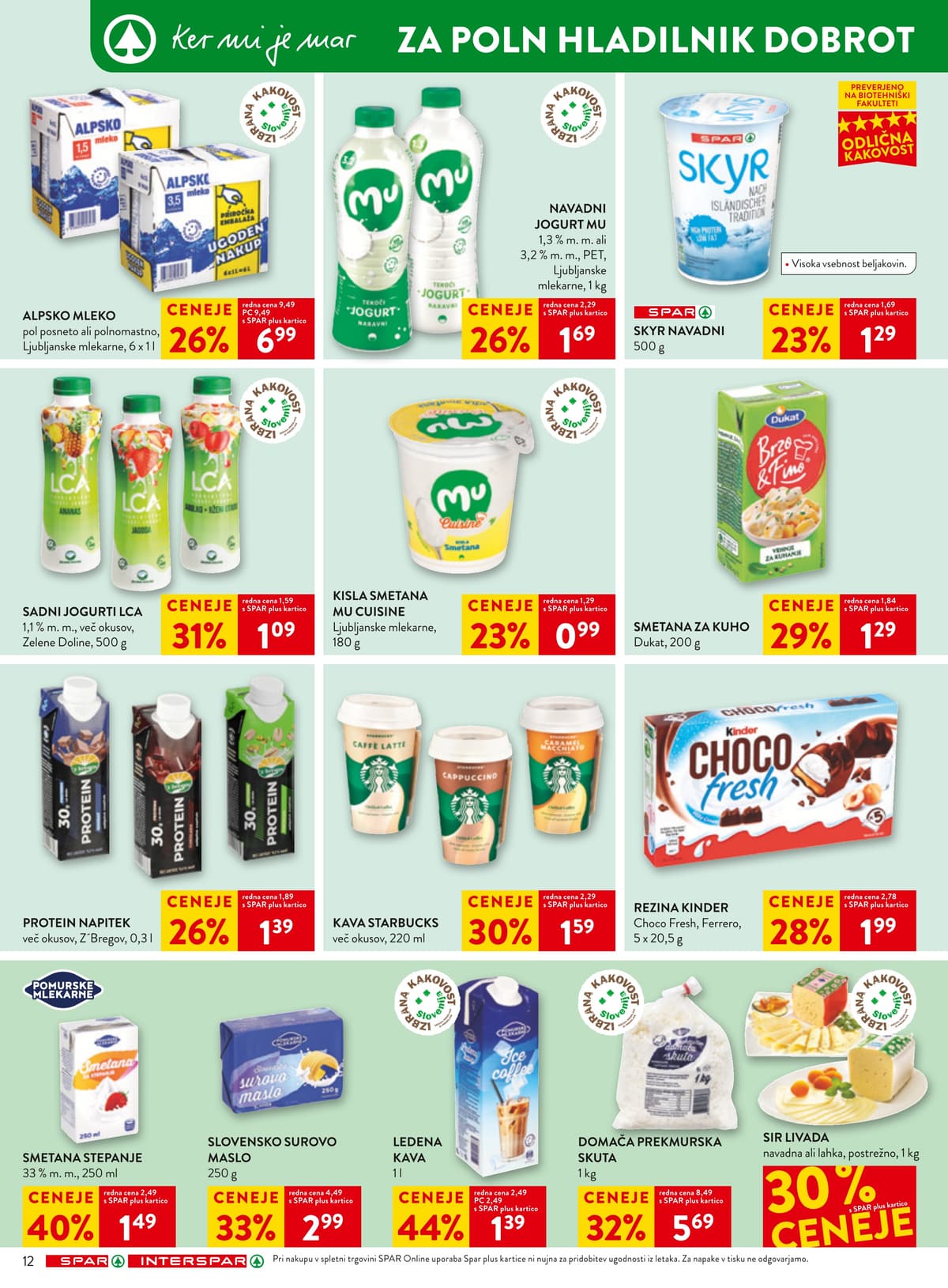 Stran 14. Spar kataloga - Akcijska Ponudba od 26.04.2026.