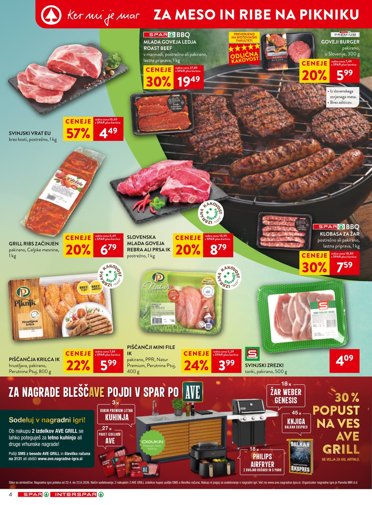 Stran 4. Spar kataloga - Akcijska Ponudba od 26.04.2026.