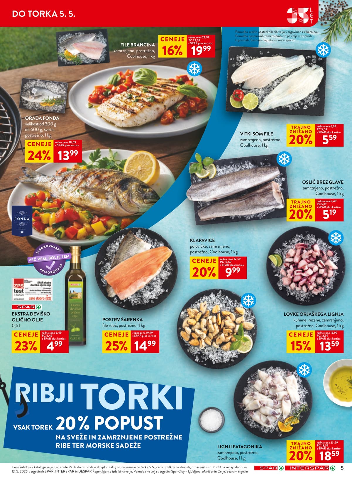 Stran 5. Spar kataloga - Akcijska Ponudba od 26.04.2026.