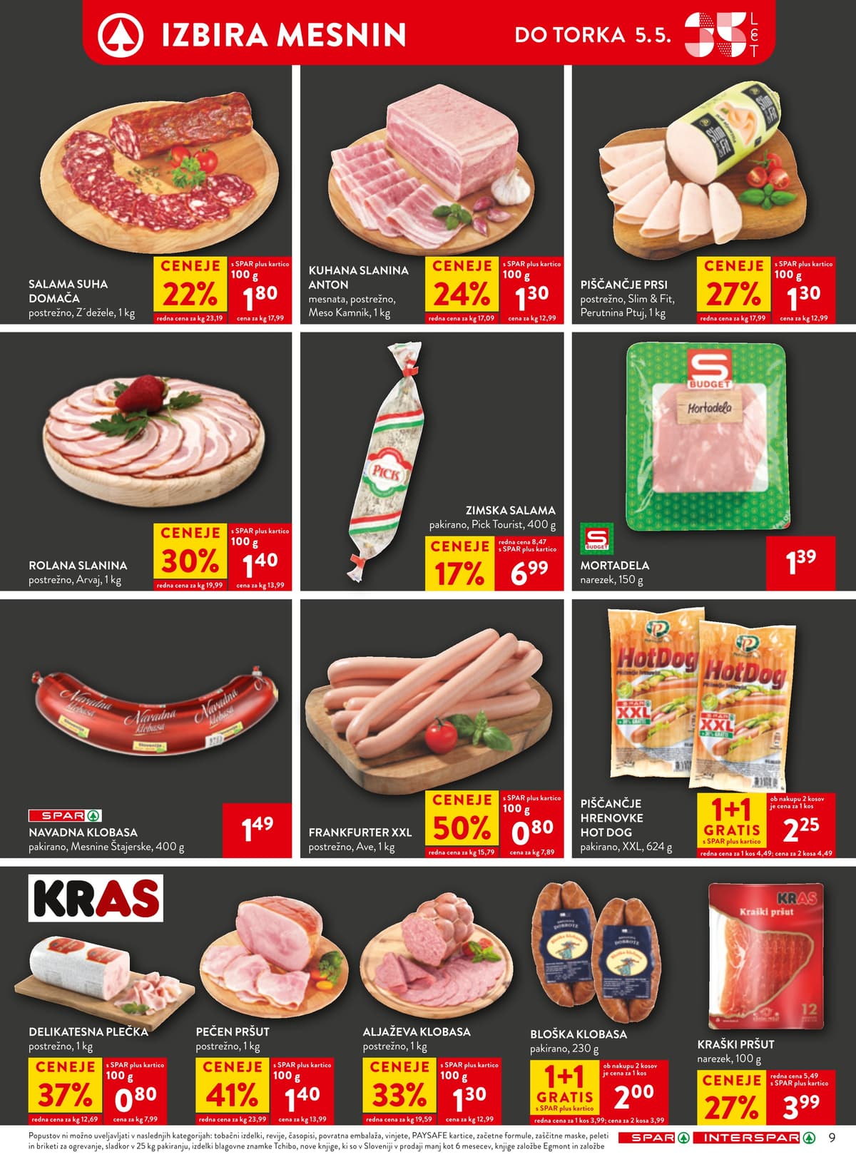 Stran 9. Spar kataloga - Akcijska Ponudba od 26.04.2026.