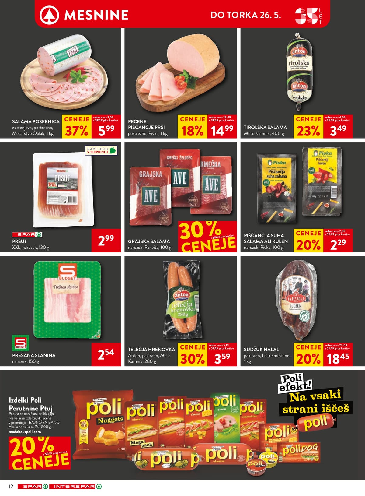 Stran 15. Spar kataloga - Akcijska Ponudba od 18.05.2026.