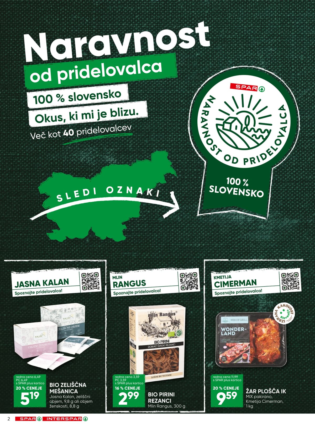 Stran 2. Spar kataloga - Akcijska Ponudba od 18.05.2026.