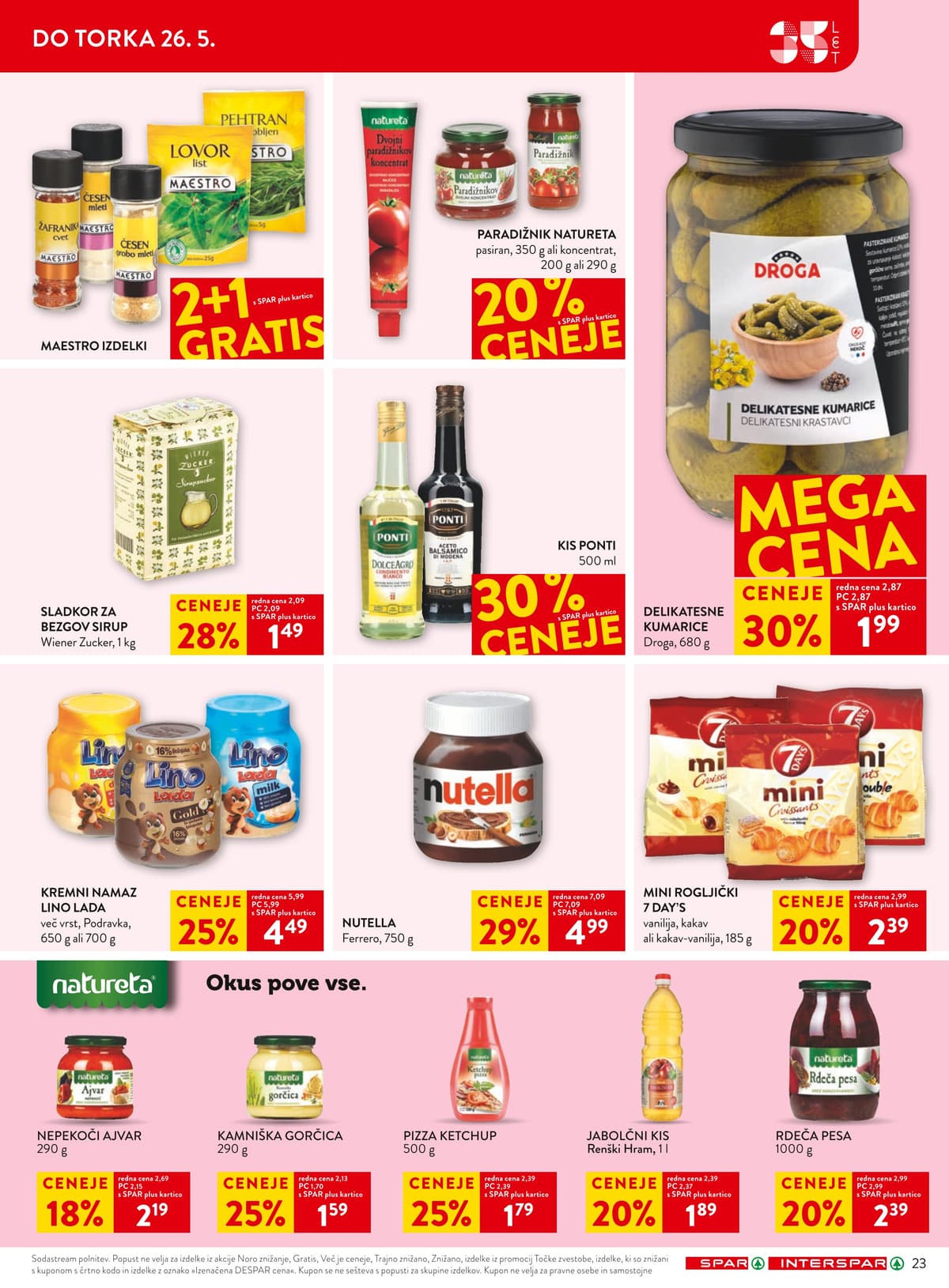 Stran 33. Spar kataloga - Akcijska Ponudba od 18.05.2026.