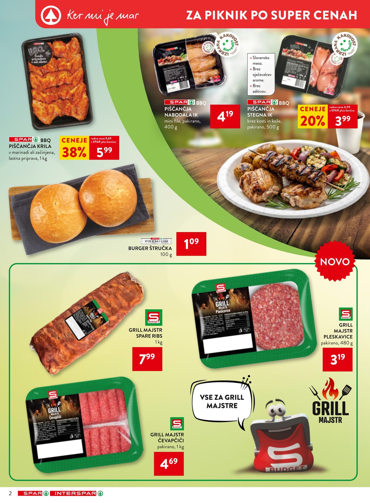 Stran 2. Spar kataloga - Akcijska Ponudba od 24.05.2026.
