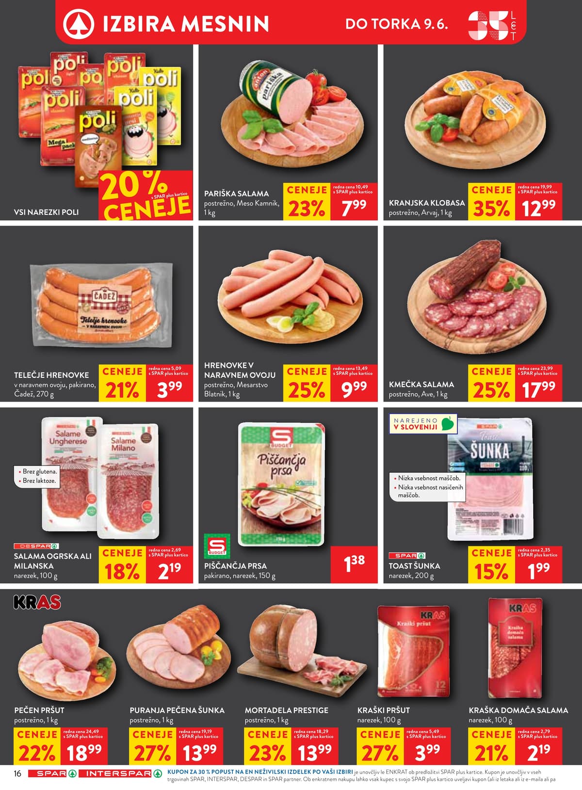 Stran 18. Spar kataloga - Akcijska Ponudba od 31.05.2026.