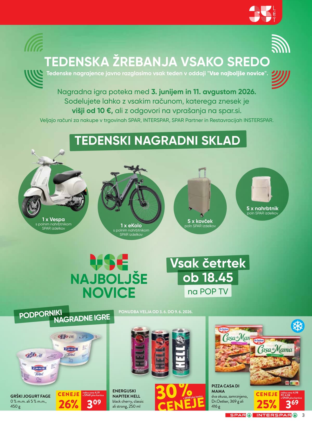 Stran 3. Spar kataloga - Akcijska Ponudba od 31.05.2026.