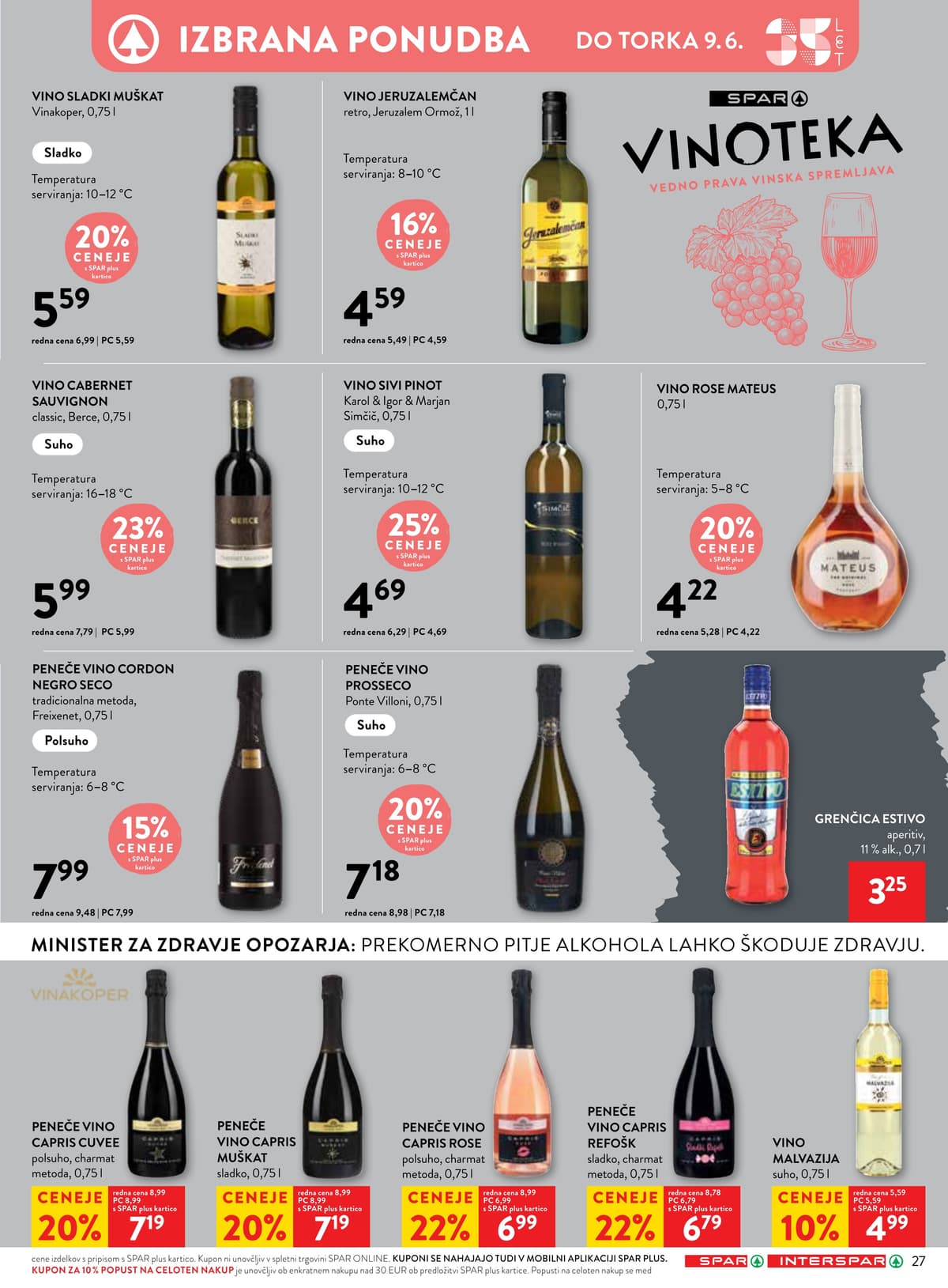 Stran 38. Spar kataloga - Akcijska Ponudba od 31.05.2026.
