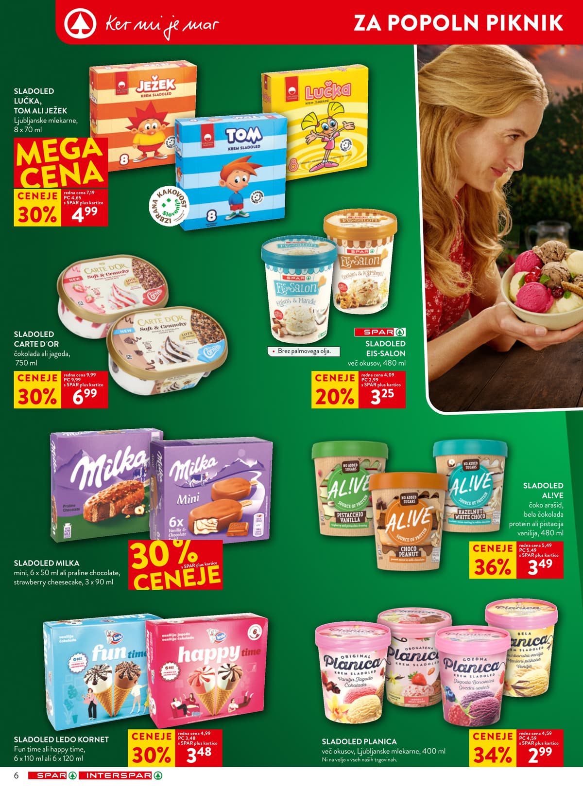 Stran 6. Spar kataloga - Akcijska Ponudba od 07.06.2026.