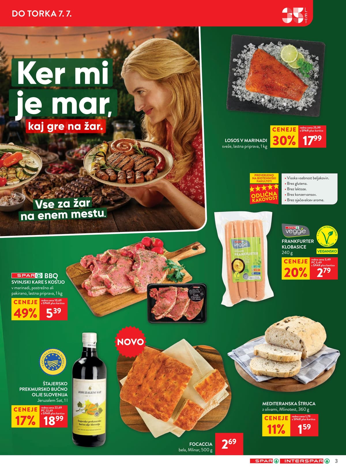 Stran 3. Spar kataloga - Akcijska Ponudba od 29.06.2026