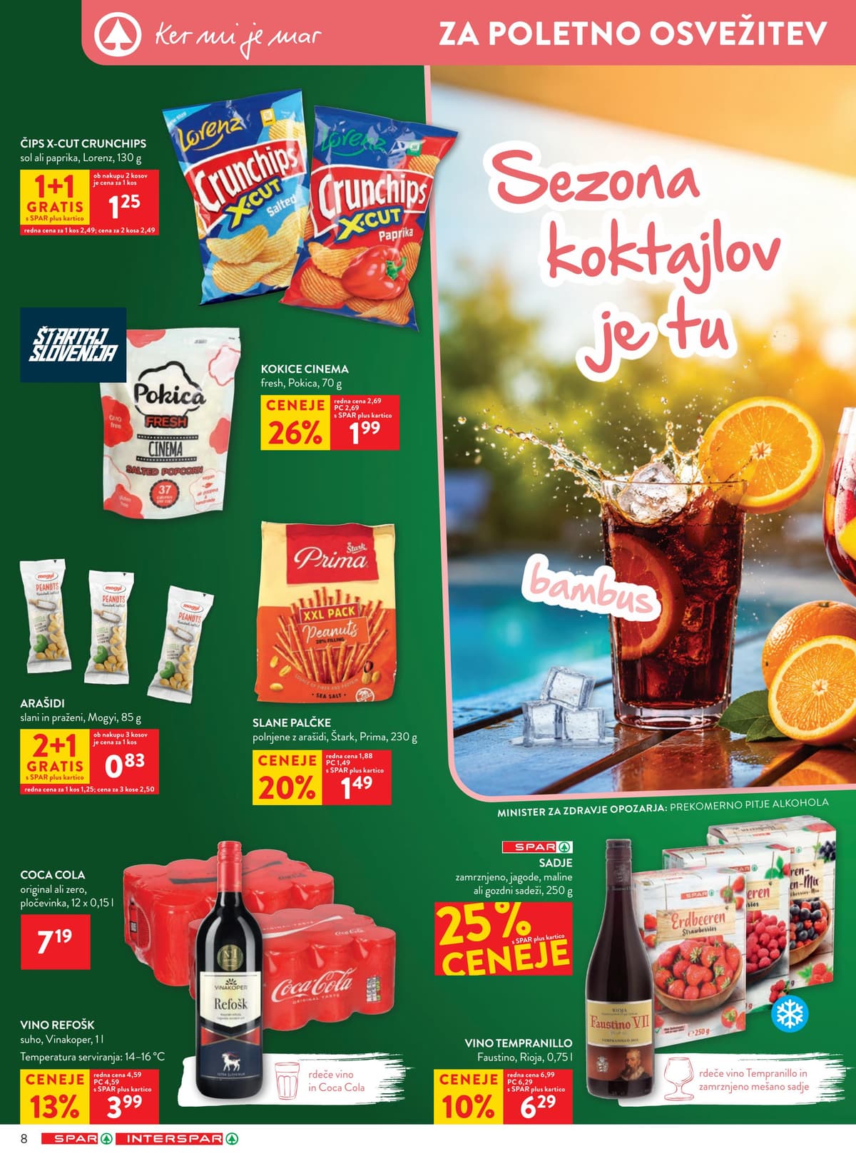 Stran 8. Spar kataloga - Akcijska Ponudba od 29.06.2026