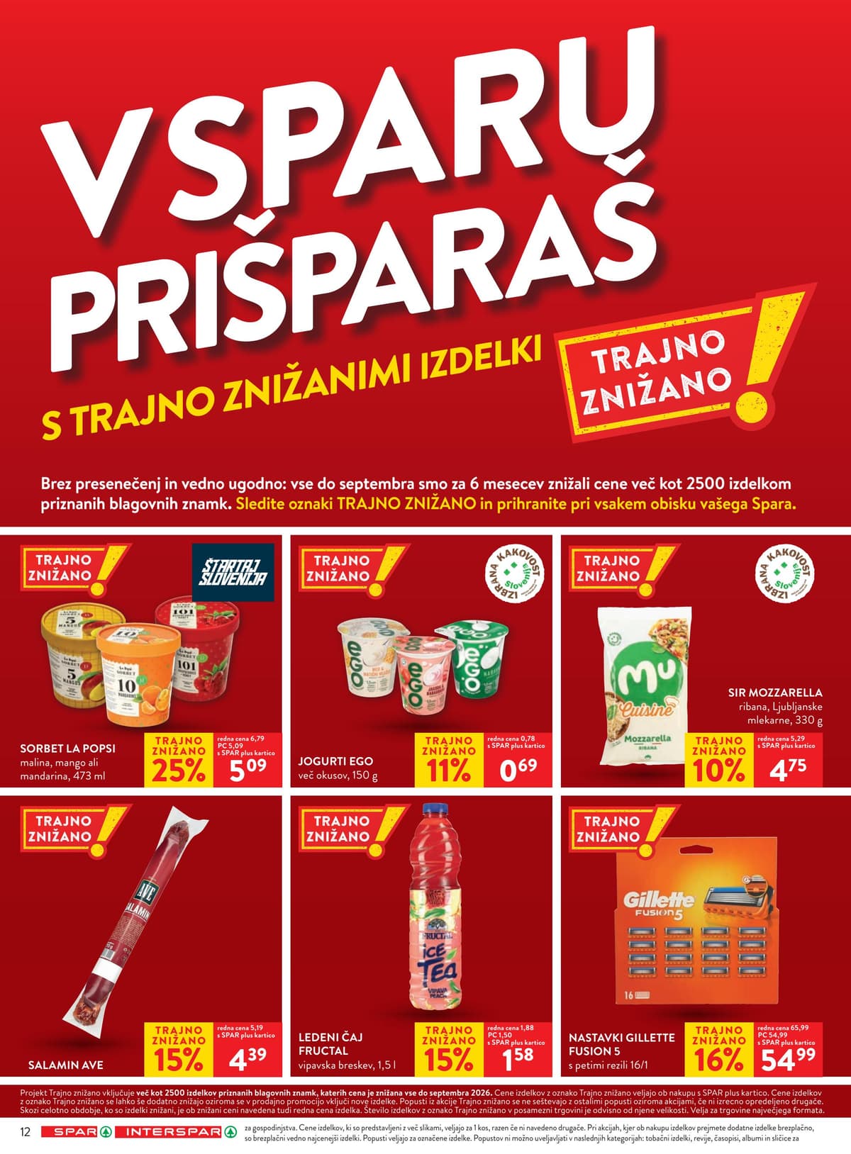 Stran 12. Spar kataloga - Akcijska Ponudba od 29.06.2026
