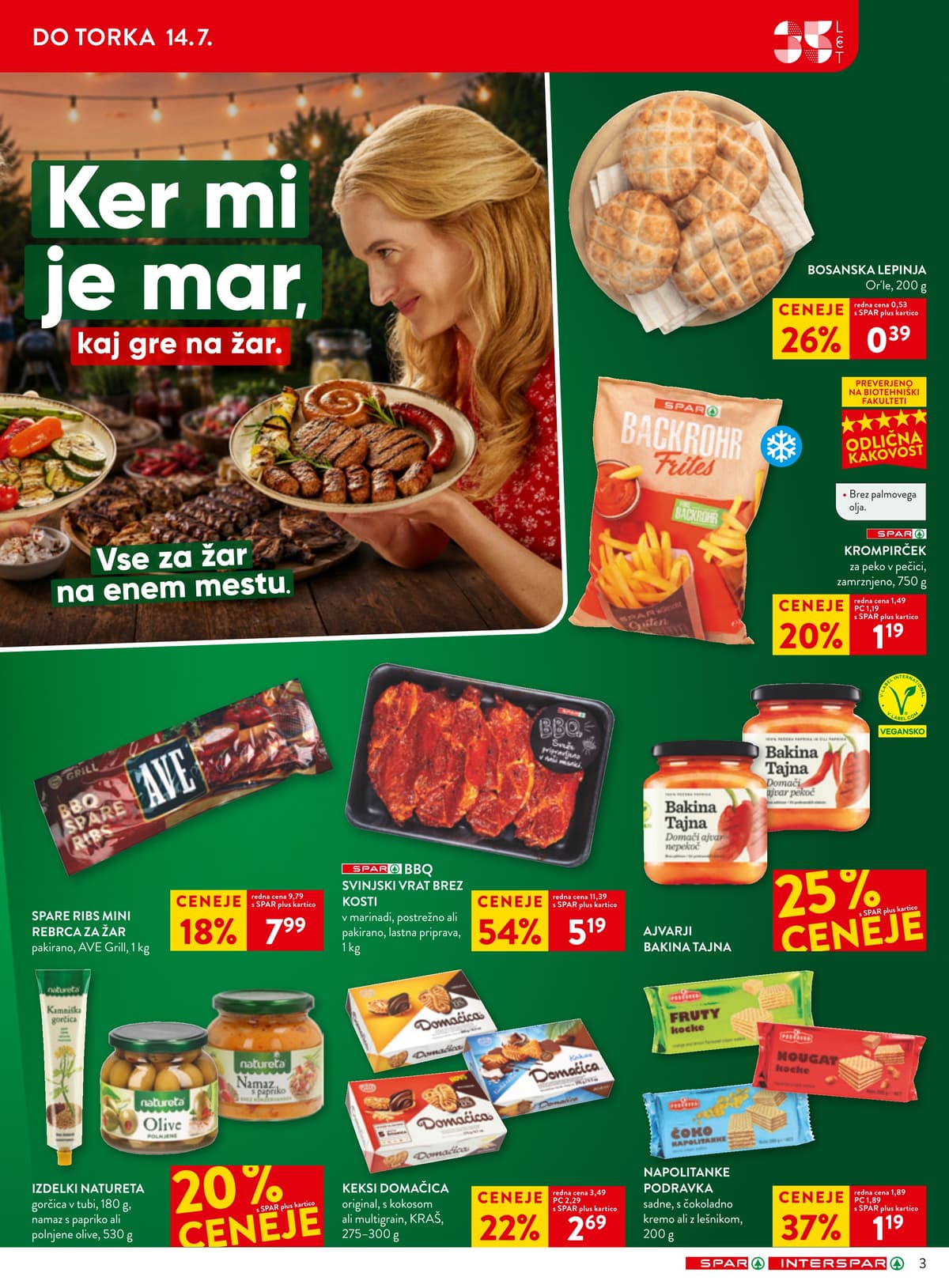 Stran 3. Spar kataloga - Akcijska Ponudba od 05.07.2026