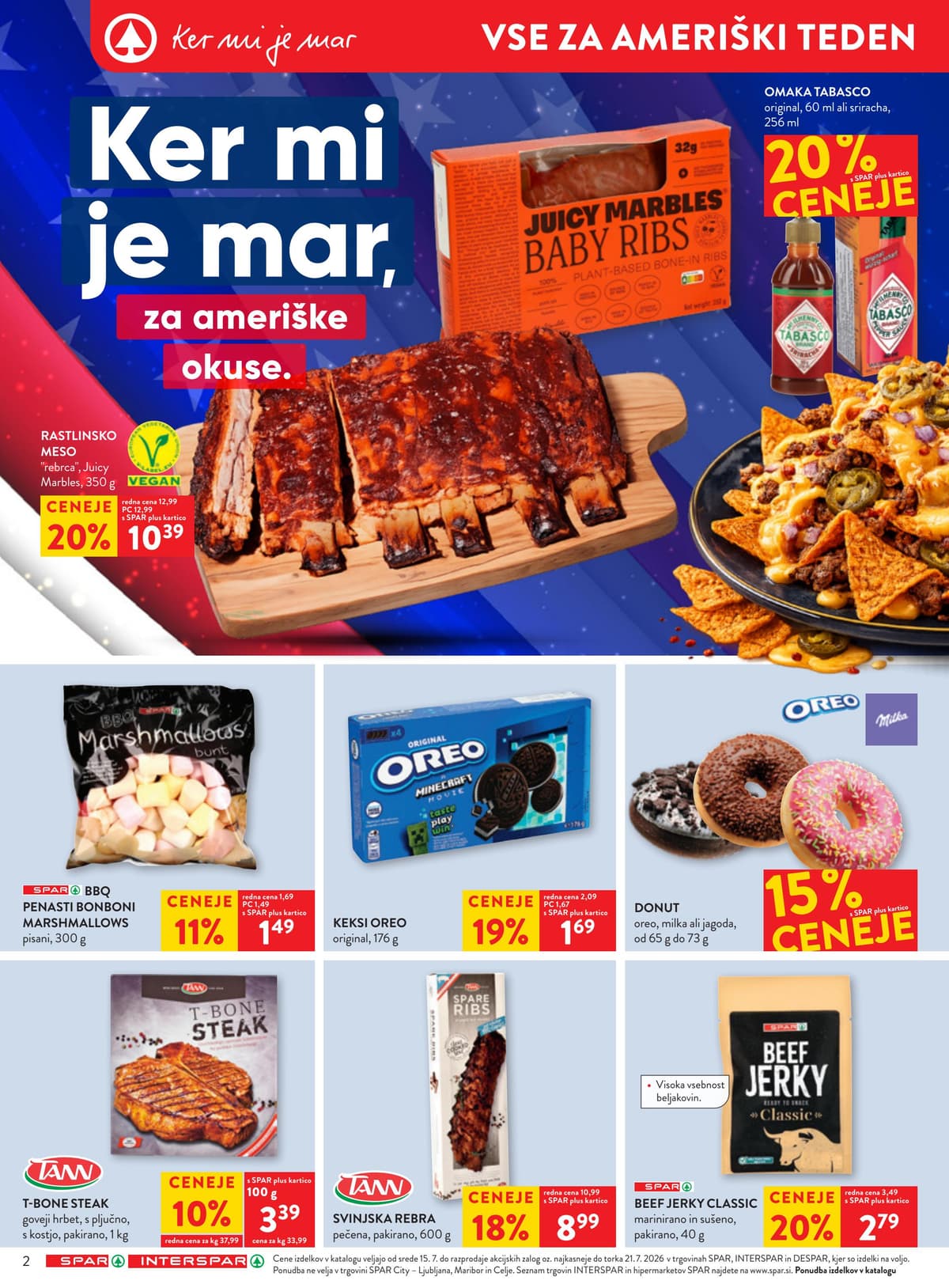 Stran 2. Spar kataloga - Akcijska Ponudba od 12.07.2026