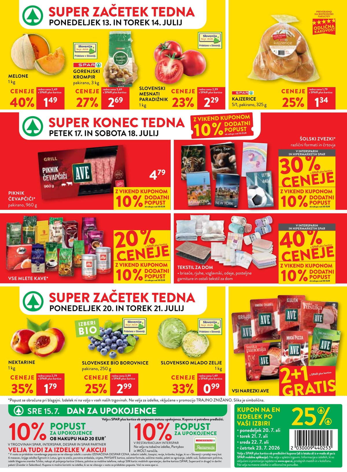Stran 37. Spar kataloga - Akcijska Ponudba od 12.07.2026
