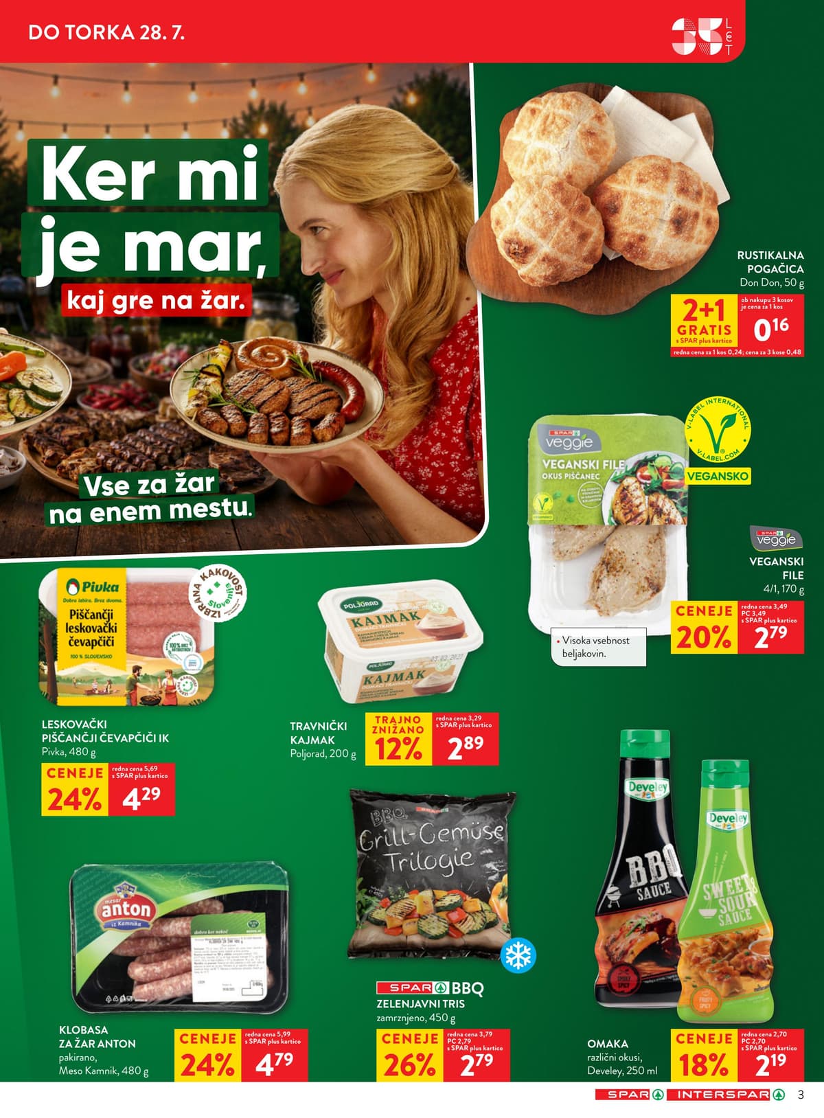 Stran 3. Spar kataloga - Akcijska Ponudba od 20.07.2026