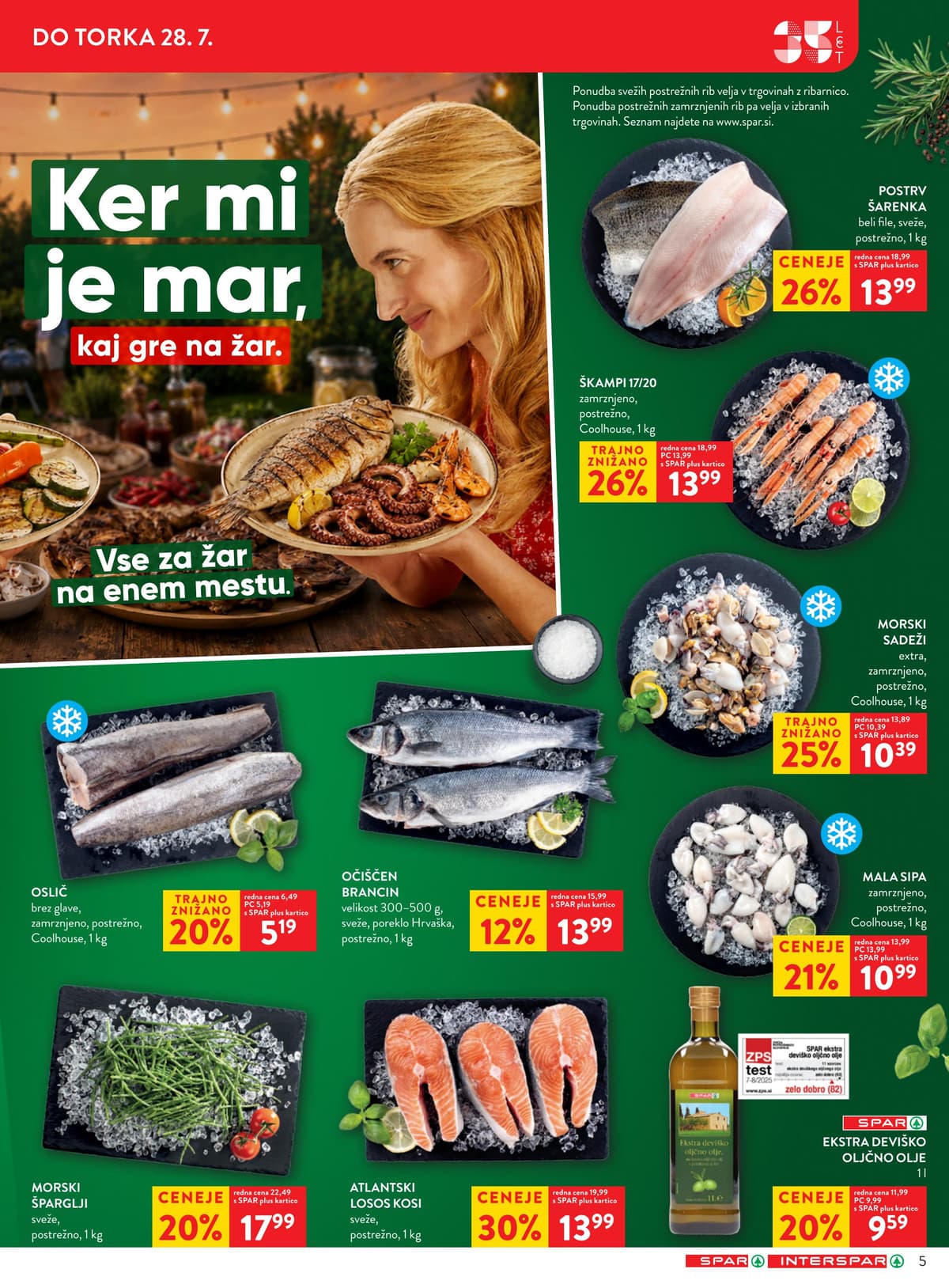 Stran 5. Spar kataloga - Akcijska Ponudba od 20.07.2026