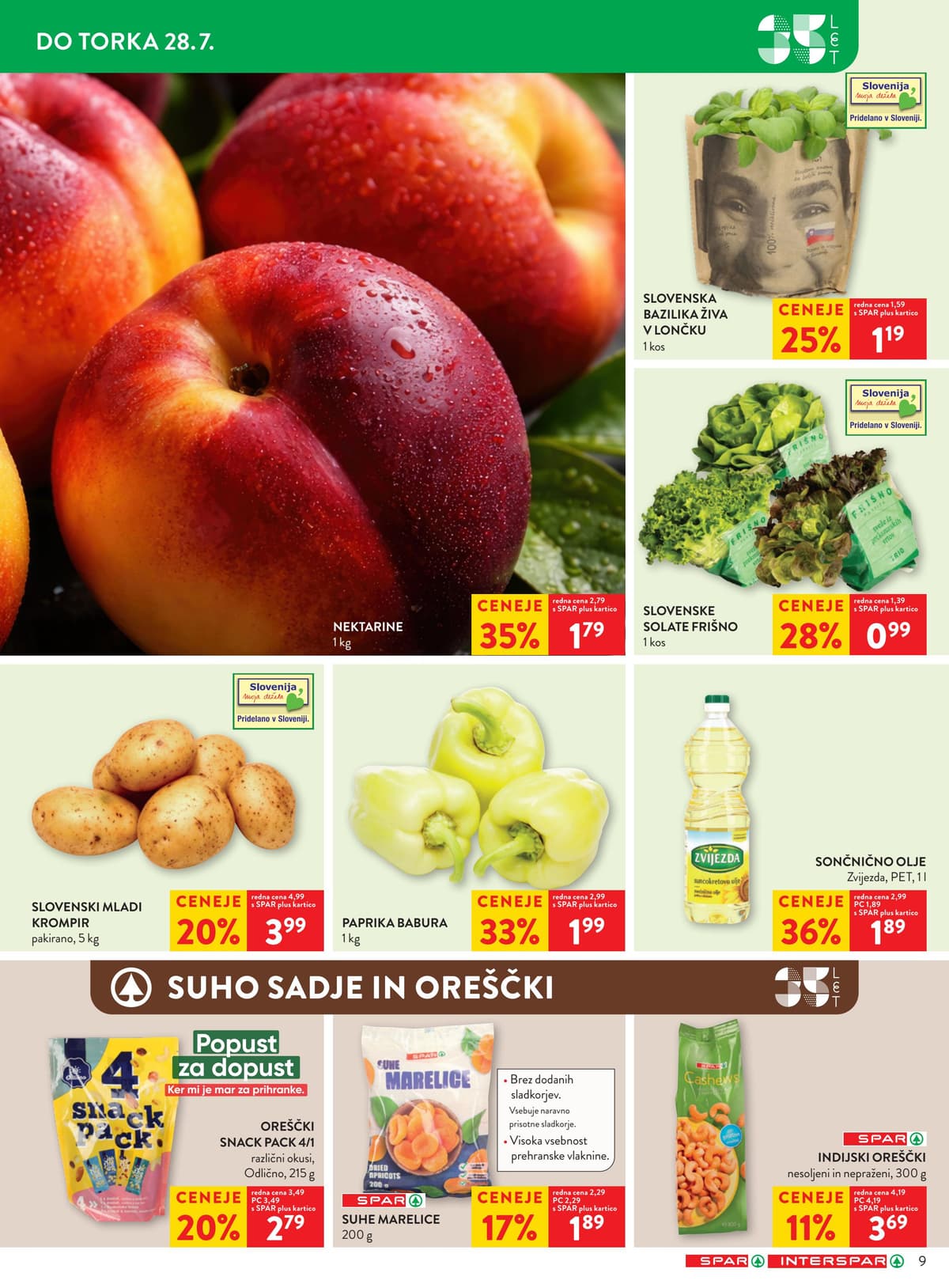 Stran 11. Spar kataloga - Akcijska Ponudba od 20.07.2026