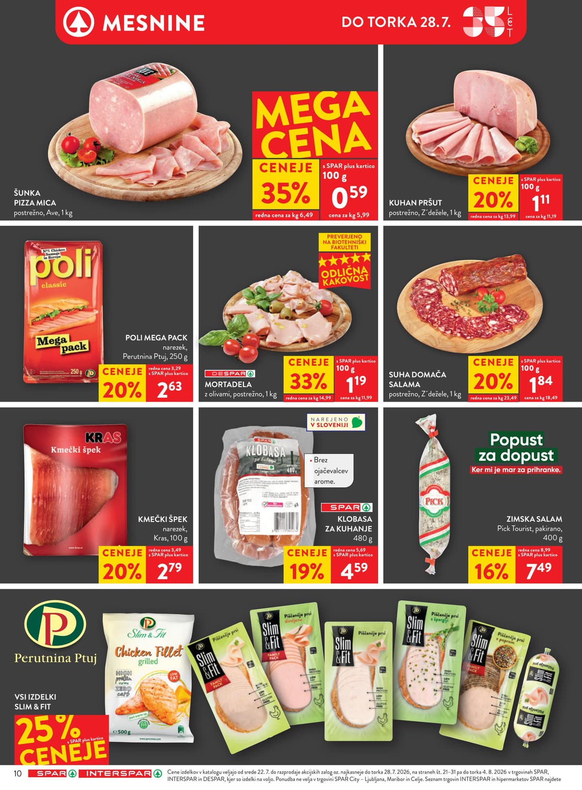 Stran 16. Spar kataloga - Akcijska Ponudba od 20.07.2026