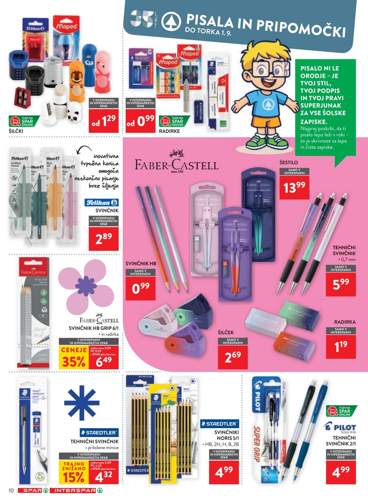 Stran 10. Spar kataloga - Šola