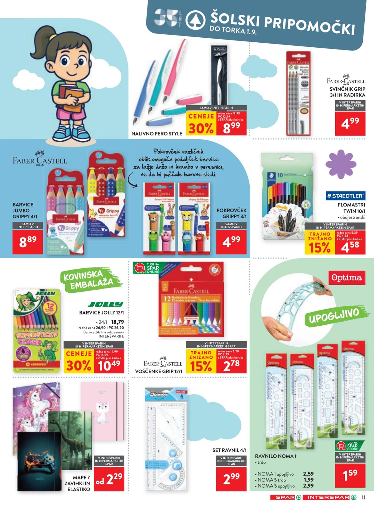 Stran 11. Spar kataloga - Šola