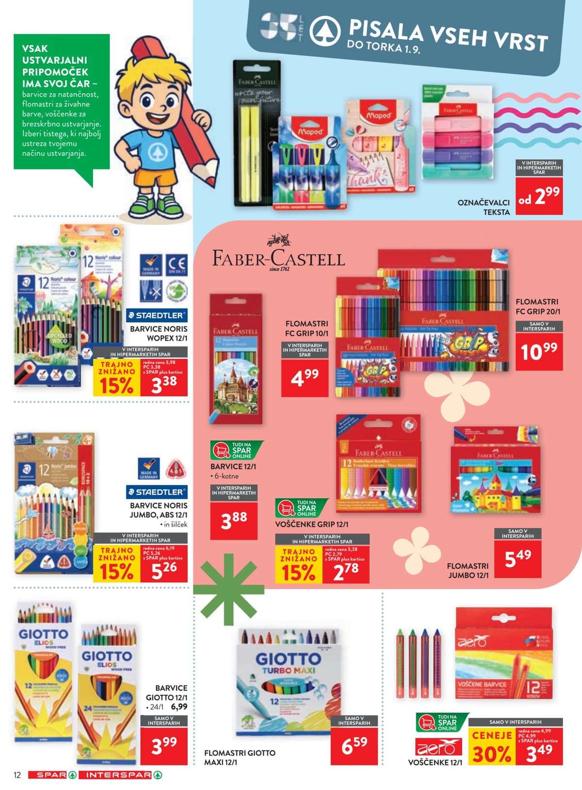 Stran 12. Spar kataloga - Šola