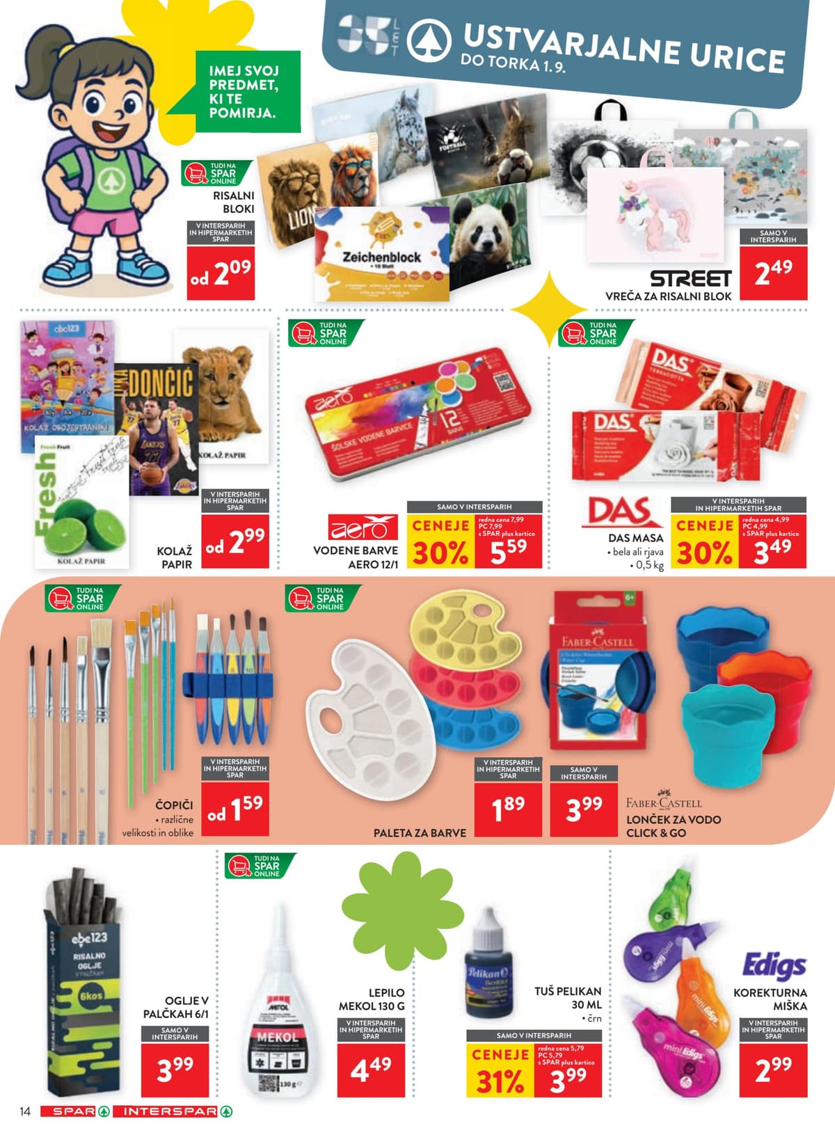Stran 14. Spar kataloga - Šola