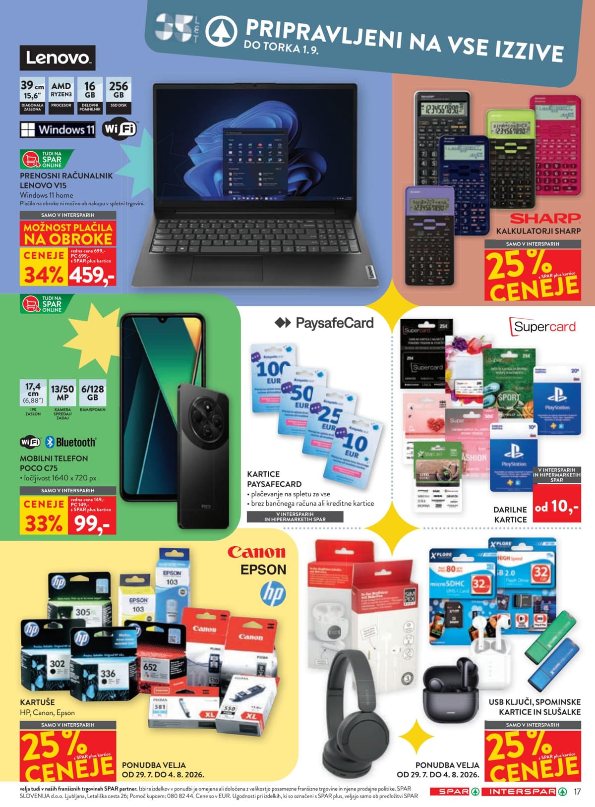 Stran 17. Spar kataloga - Šola od 26.07.2026