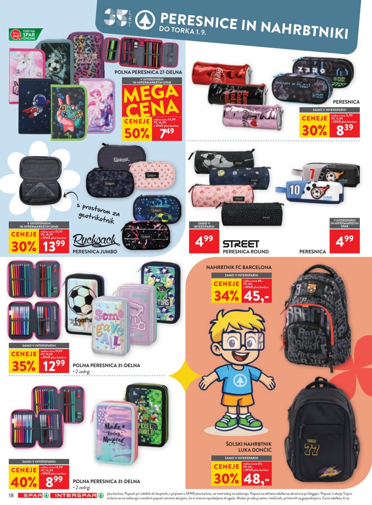 Stran 18. Spar kataloga - Šola