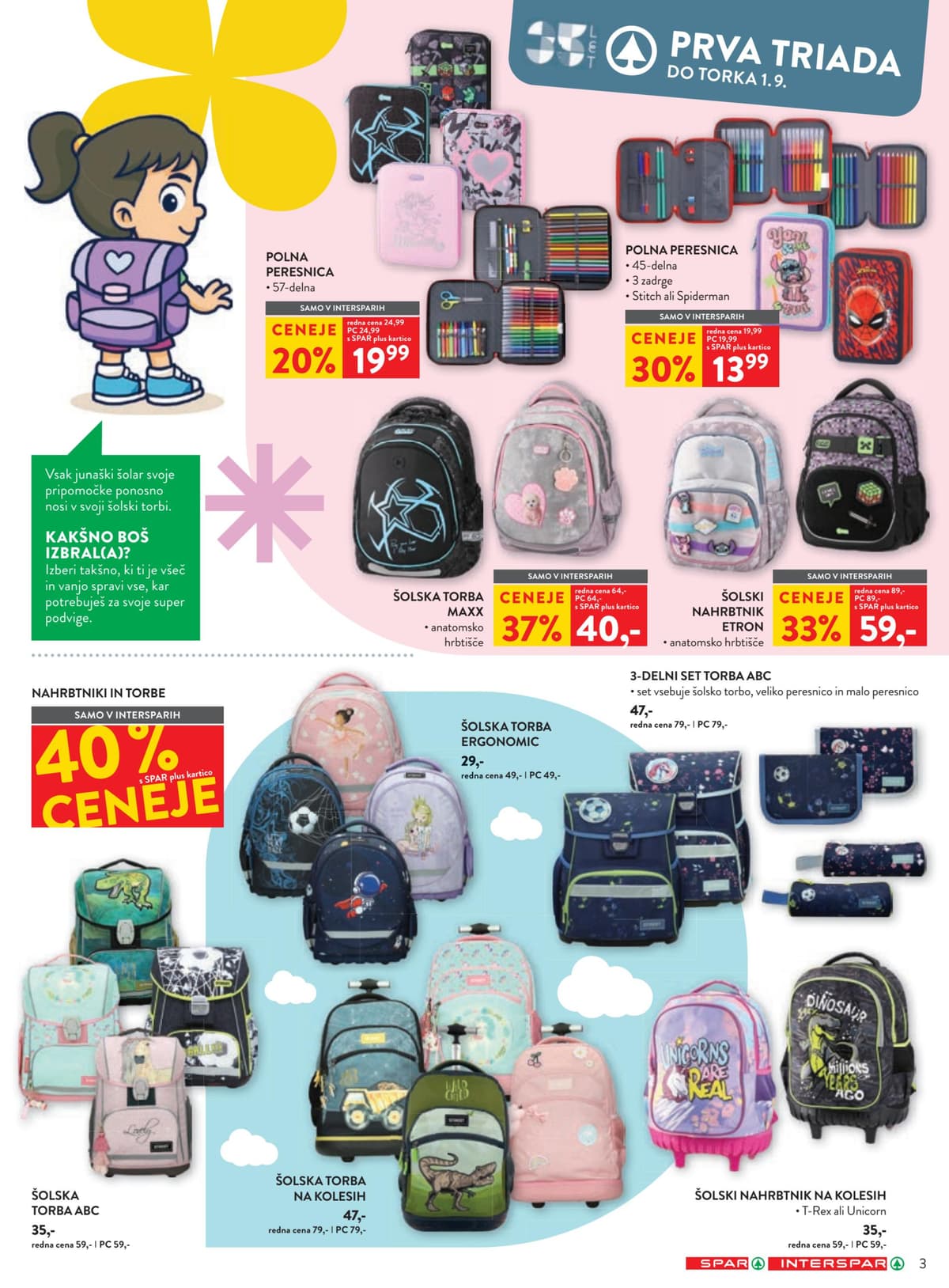 Stran 3. Spar kataloga - Šola