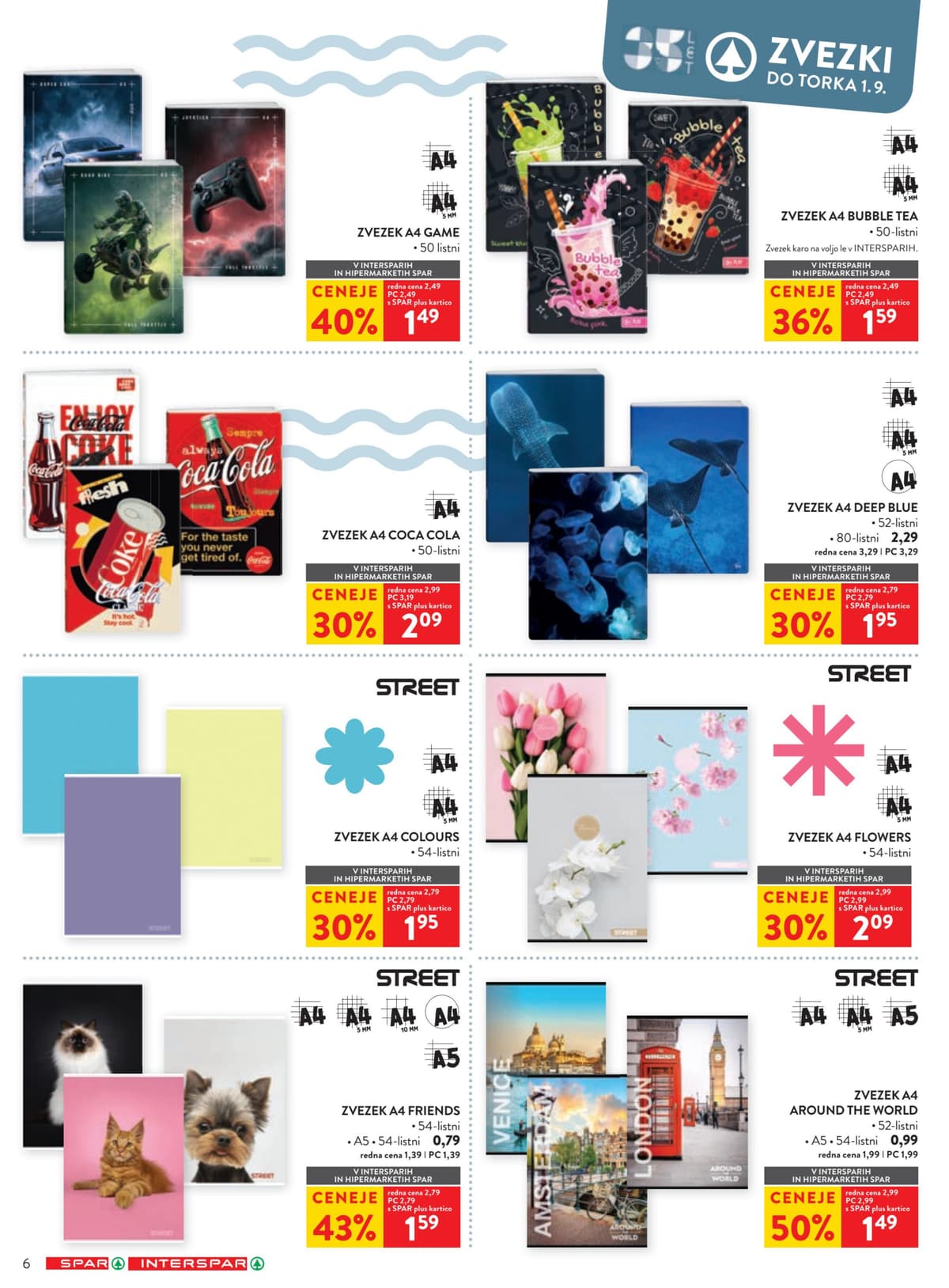 Stran 6. Spar kataloga - Šola