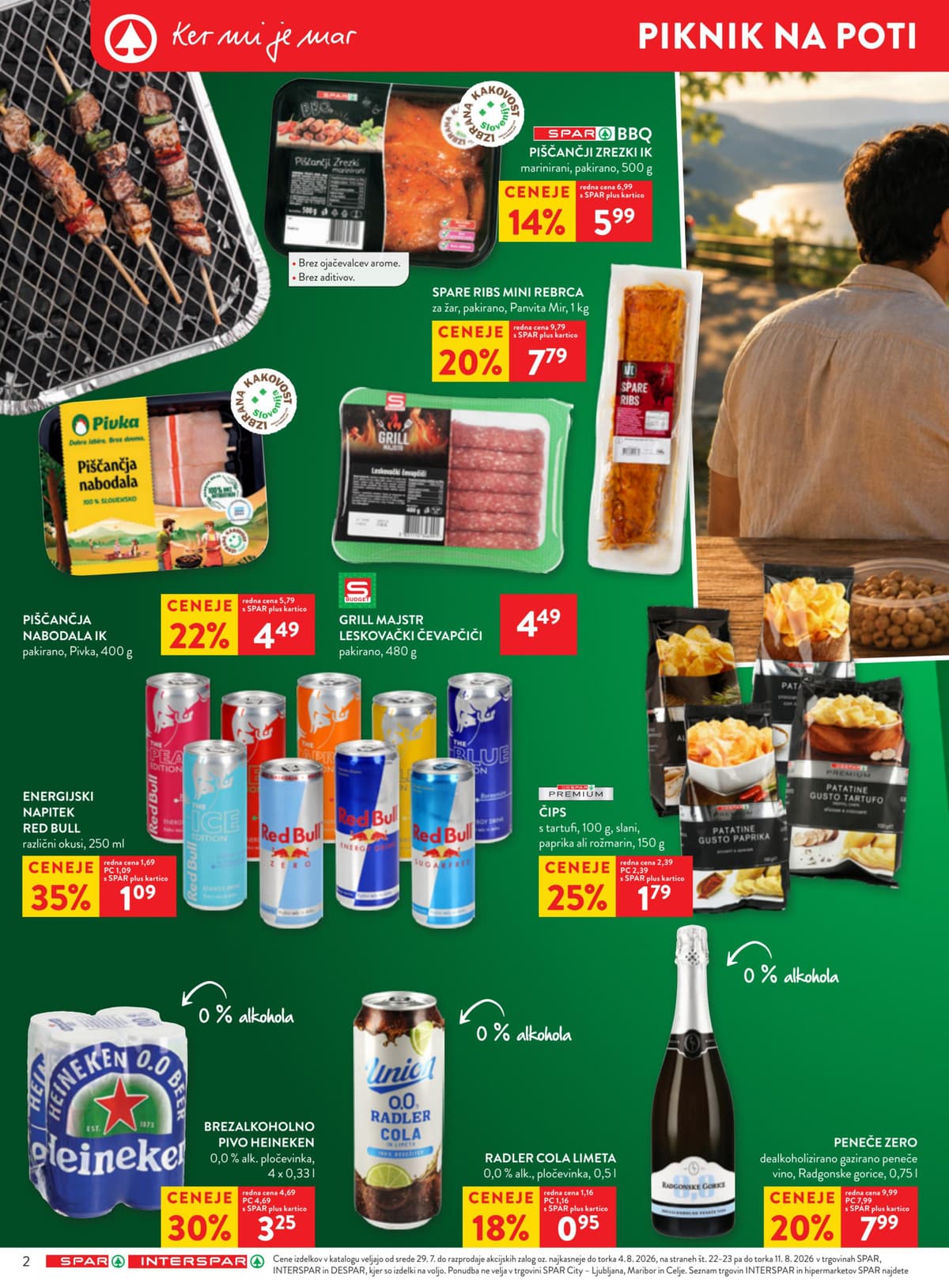 Stran 2. Spar kataloga - Akcijska Ponudba od 26.07.2026