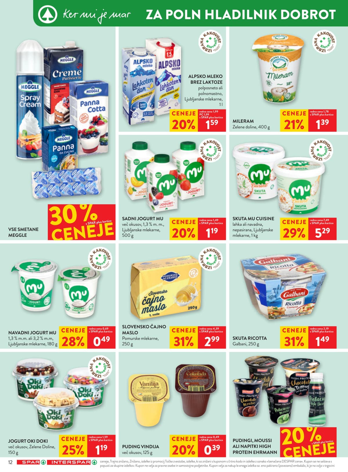 Stran 20. Spar kataloga - Akcijska Ponudba od 26.07.2026