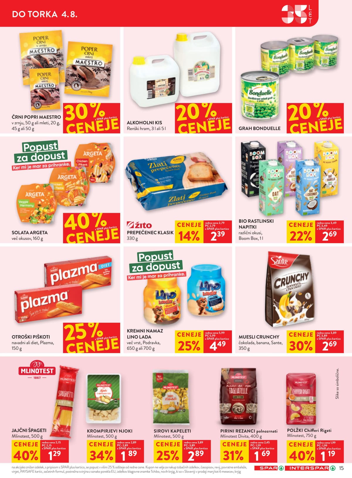 Stran 25. Spar kataloga - Akcijska Ponudba od 26.07.2026