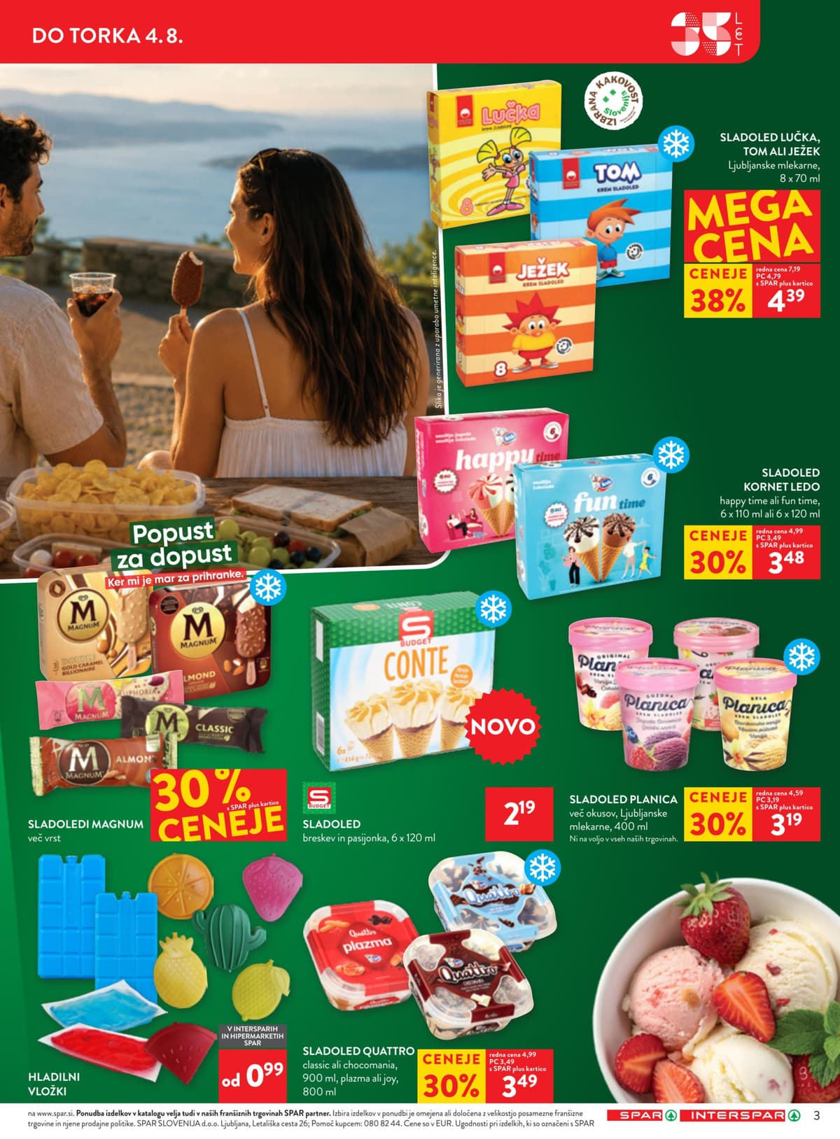 Stran 3. Spar kataloga - Akcijska Ponudba od 26.07.2026