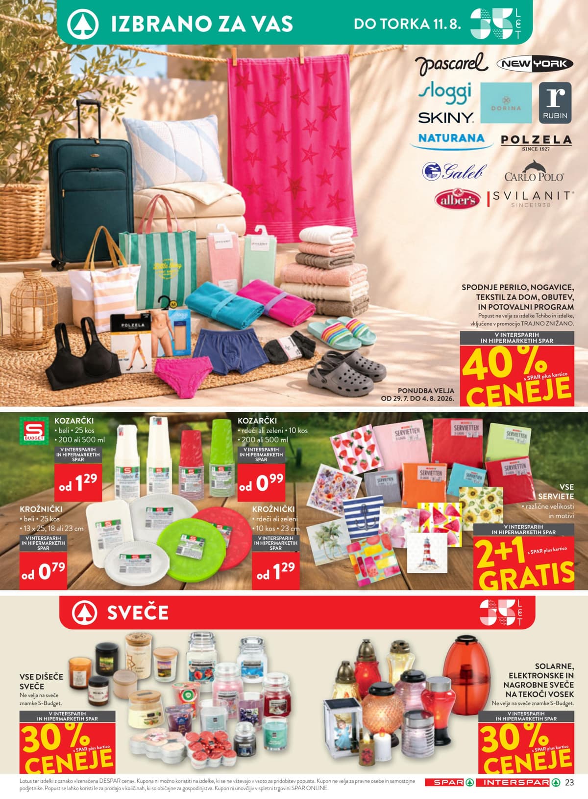 Stran 33. Spar kataloga - Akcijska Ponudba od 26.07.2026