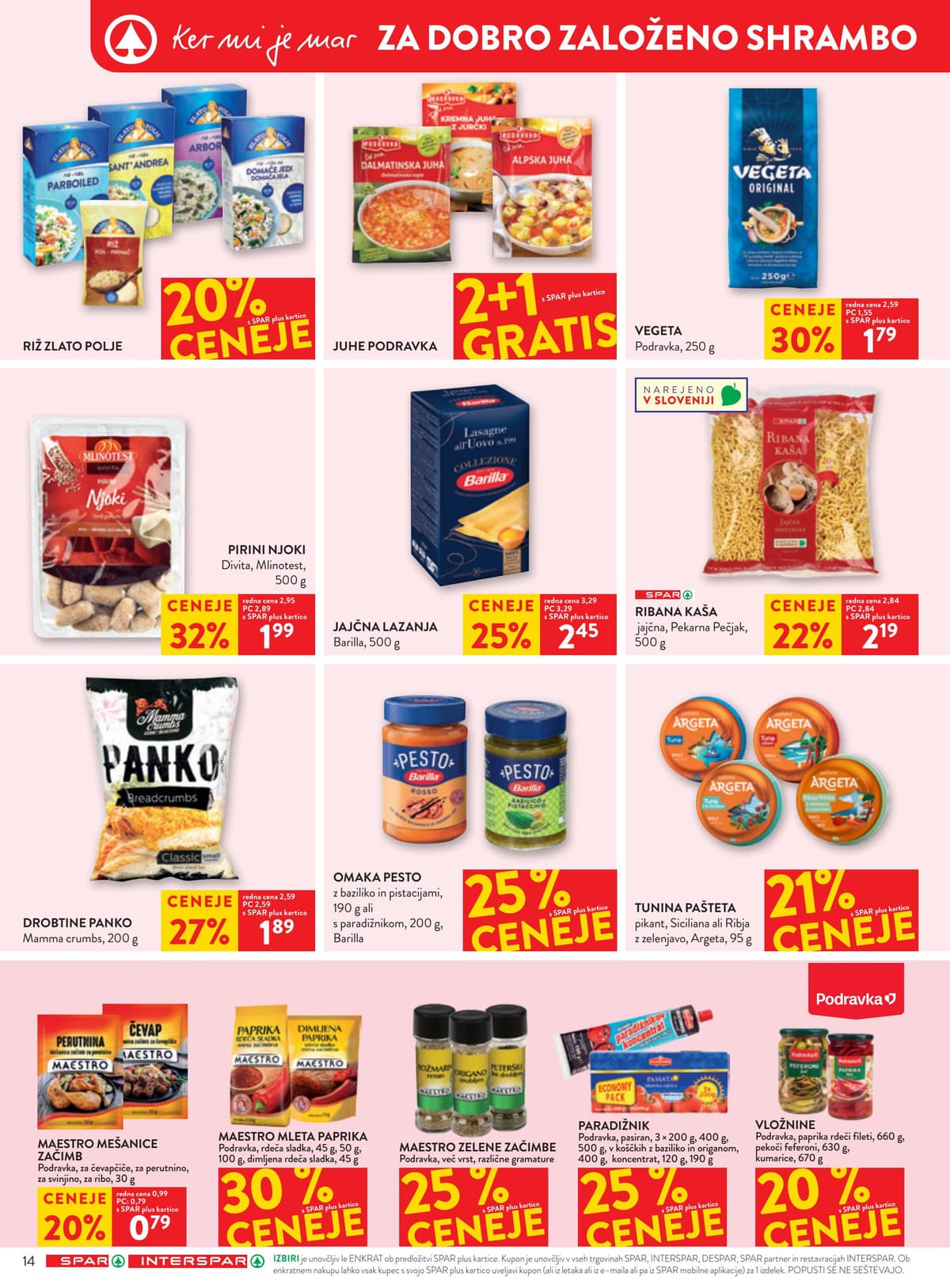 Stran 20. Spar kataloga - Akcijska Ponudba od 02.08.2026