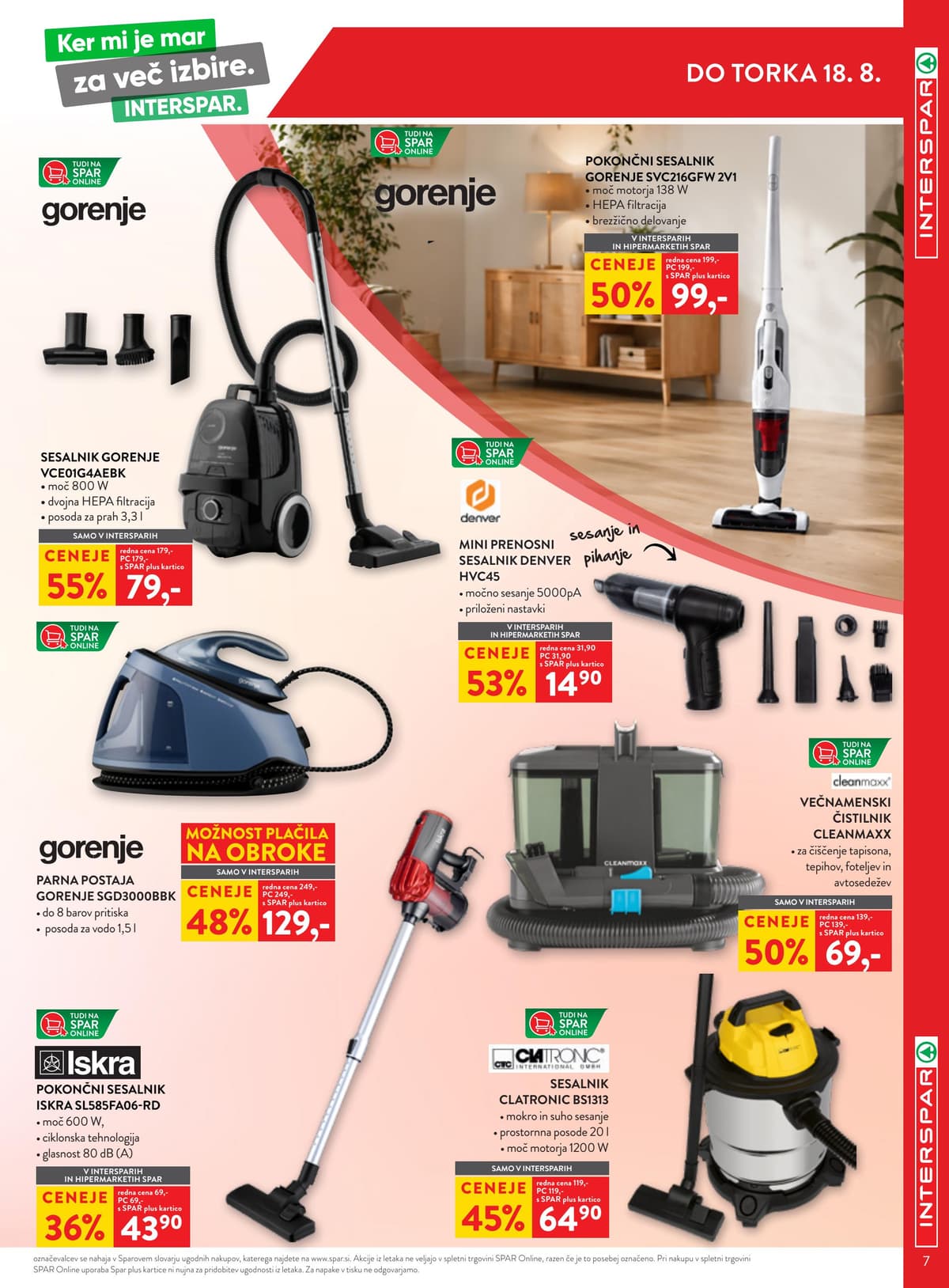 Stran 7. Spar kataloga - Interspar Akcijska Ponudba od 02.08.2026