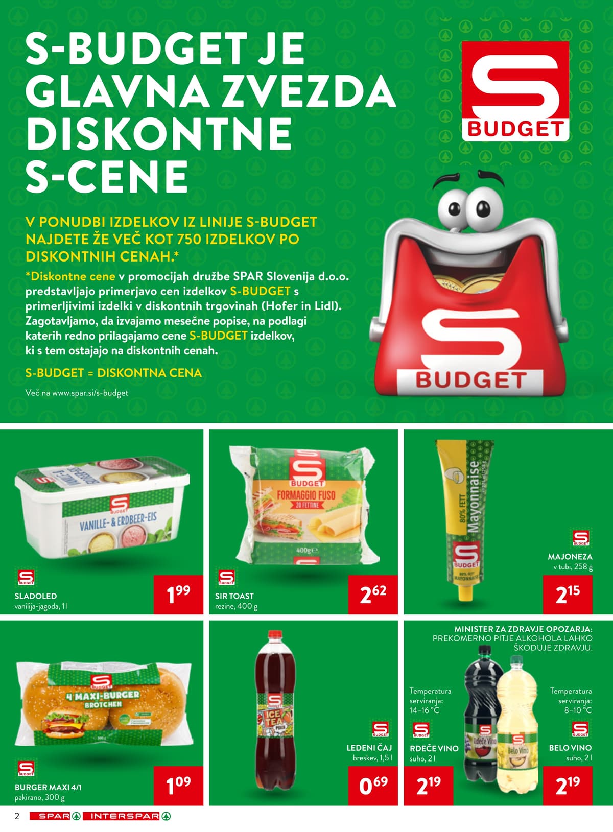 Stran 2. Spar kataloga - Akcijska Ponudba od 10.08.2026