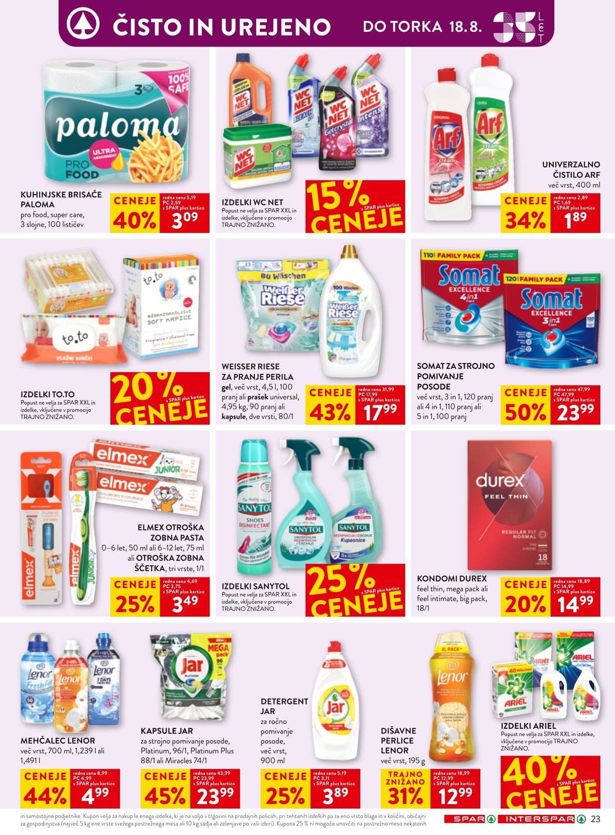 Stran 25. Spar kataloga - Akcijska Ponudba od 10.08.2026