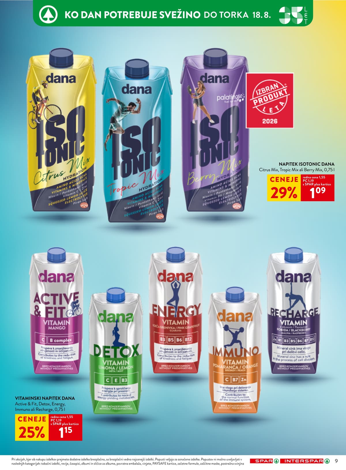 Stran 9. Spar kataloga - Akcijska Ponudba od 10.08.2026