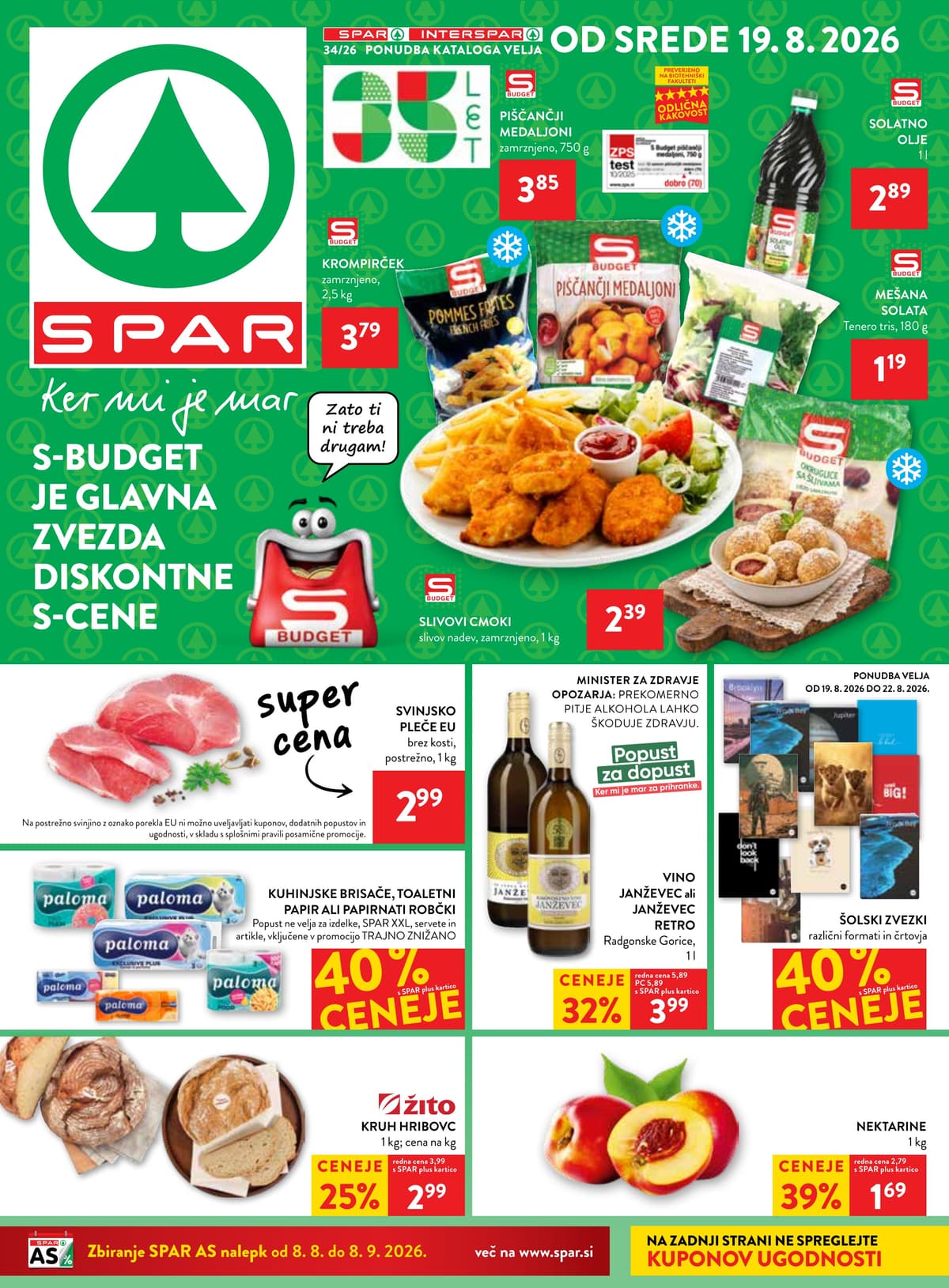 Spar katalog od 08/19/2026 - Akcijska Ponudba